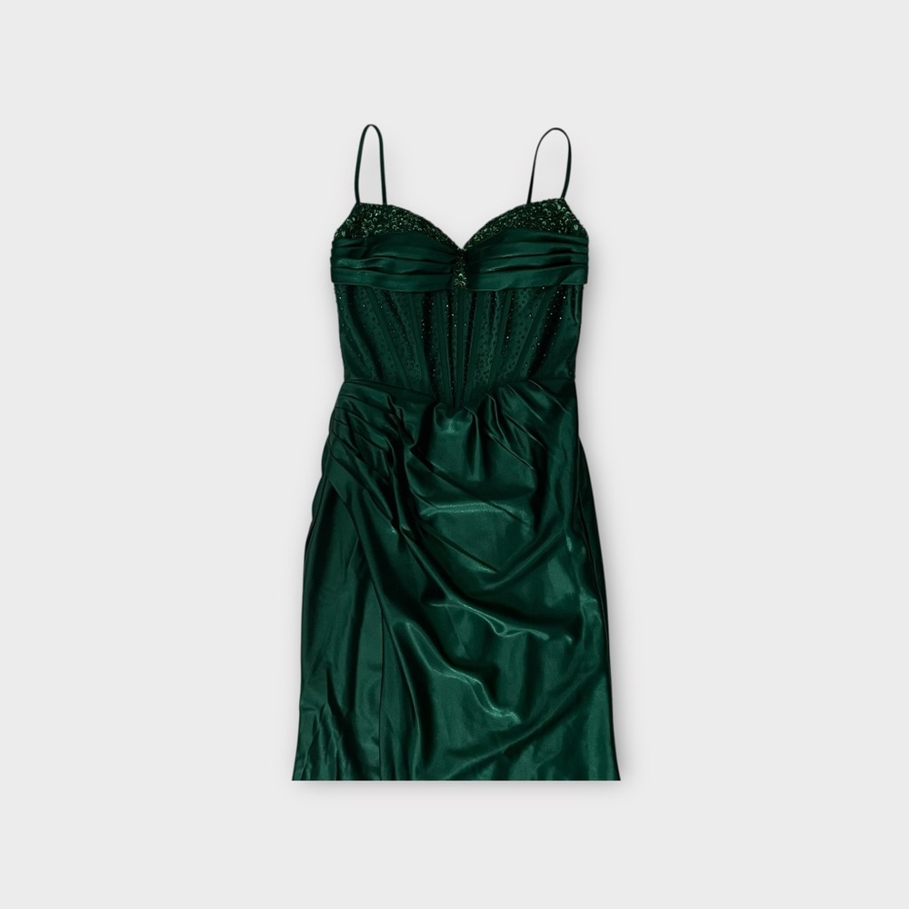 Elegant Green Long Dress